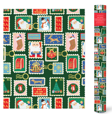 Picture of Seasonal Stamps Gift Wrap
