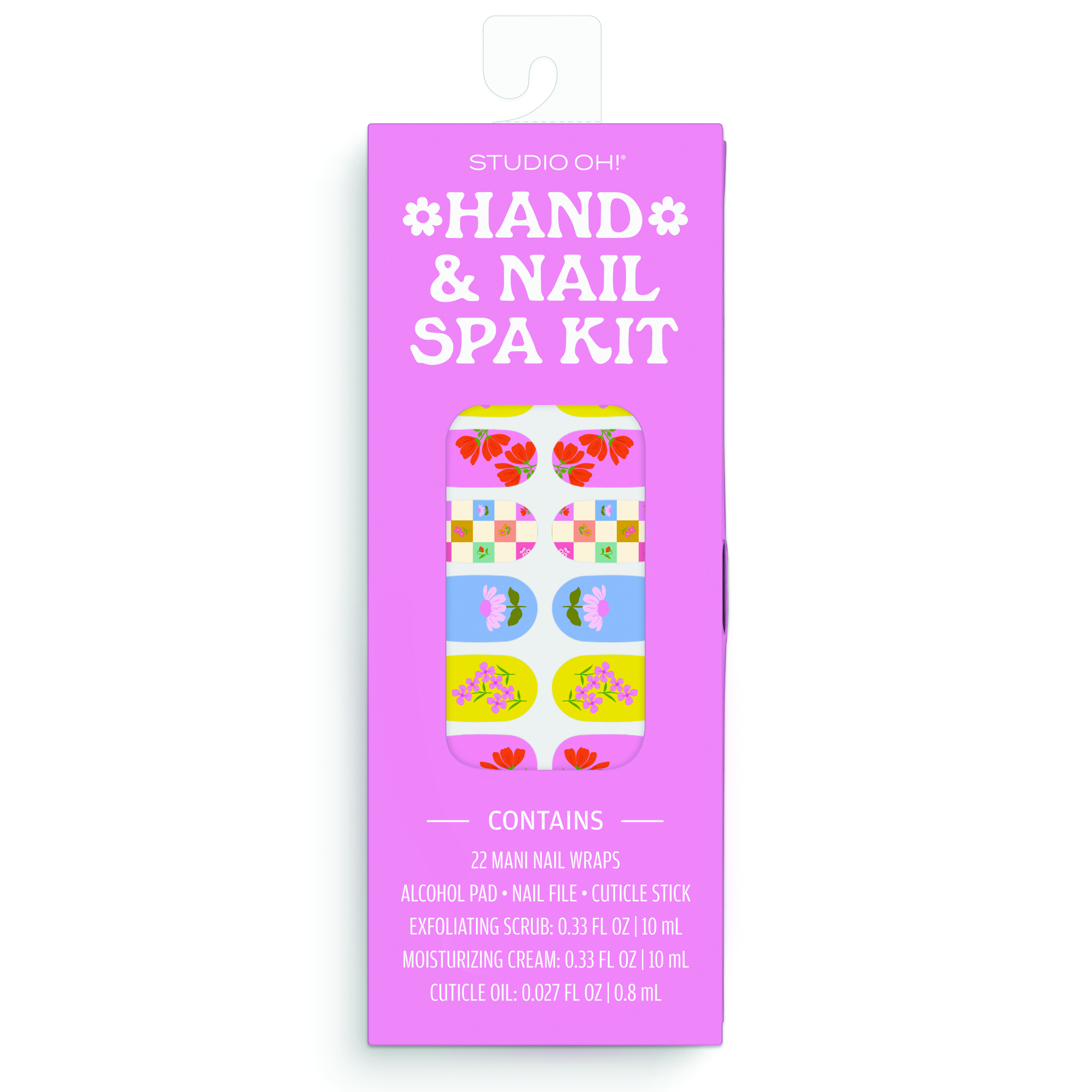 Picture of Checkerboard Blooms Hand & Nail Spa Kit