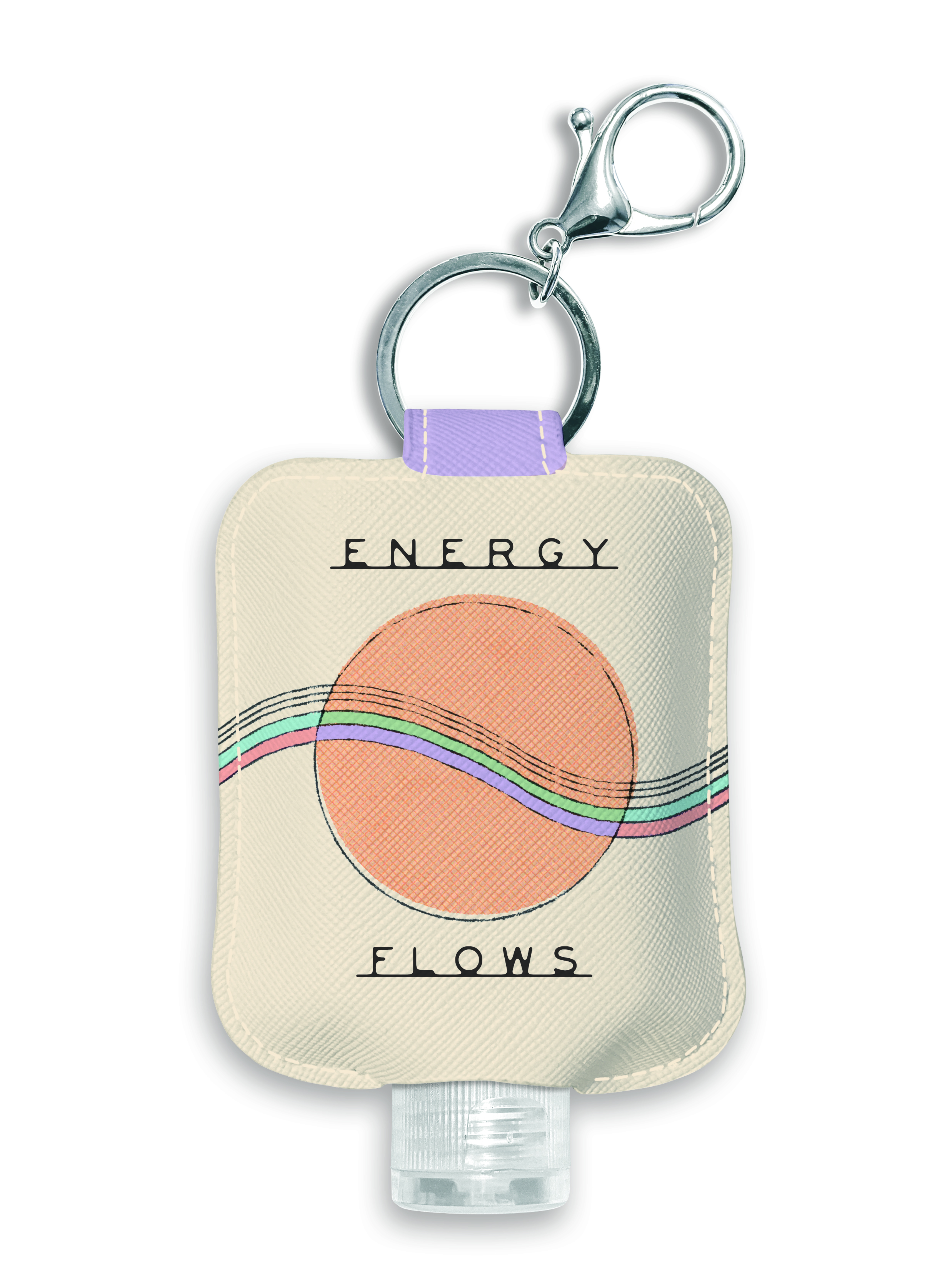 Picture of Energy Flows Hand Sanitizer Holder with Travel Bot