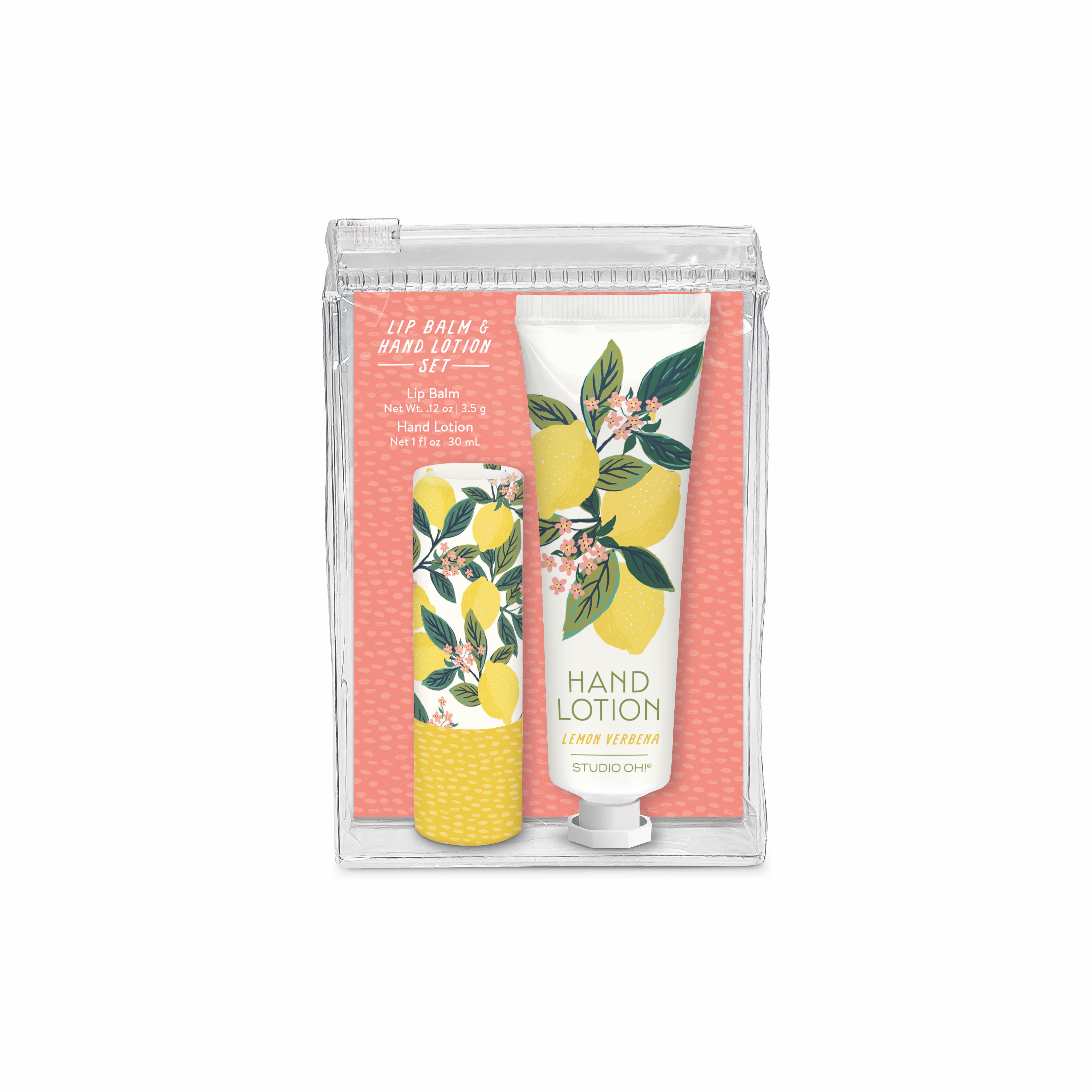 Picture of Lemon Tree Lip Balm & Hand Lotion Set