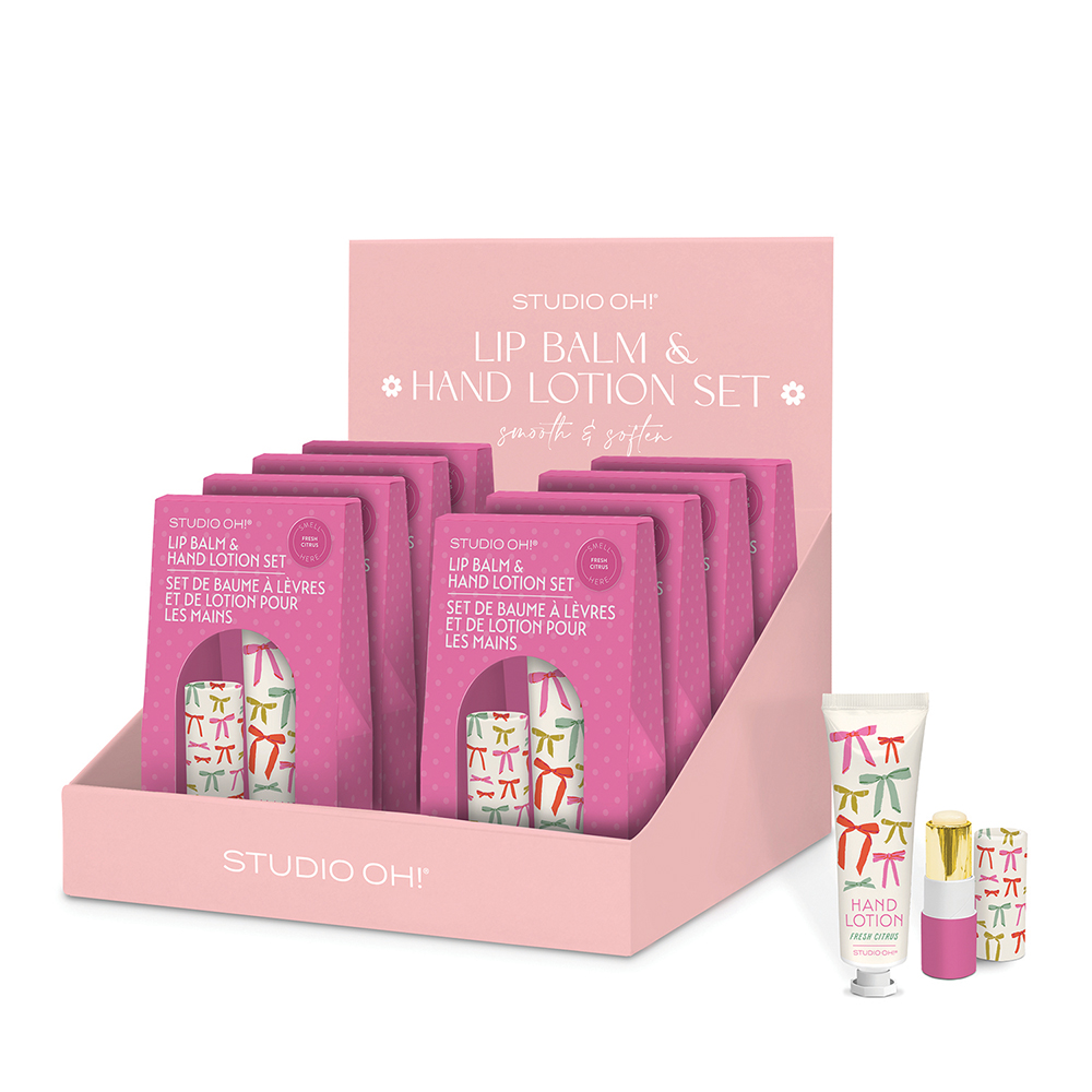 Picture of Put a Bow on It Lip Balm & Hand Lotion Set