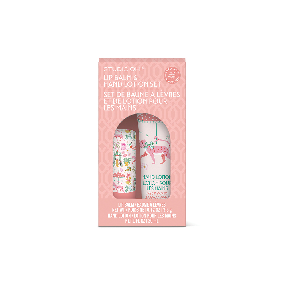 Picture of Leopard on Parade Lip Balm & Hand Lotion Set