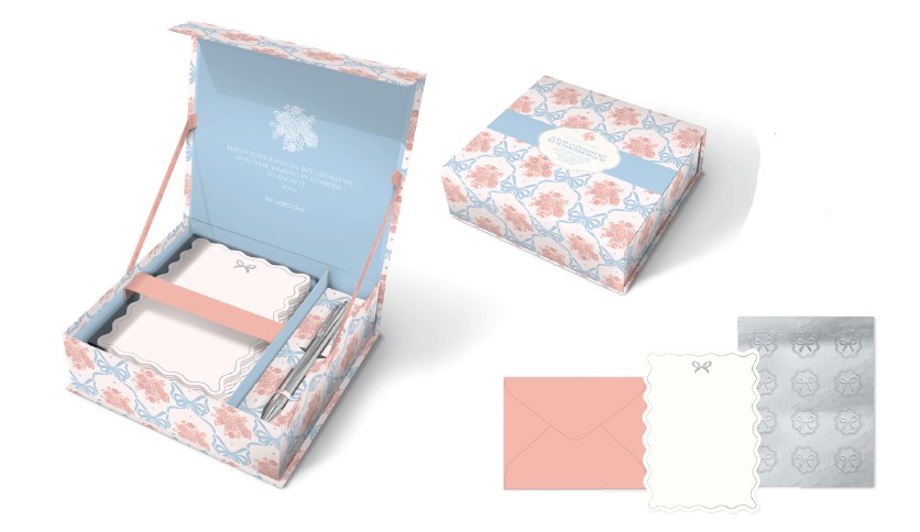 Picture of Romantic Rococo Luxury Stationery Set