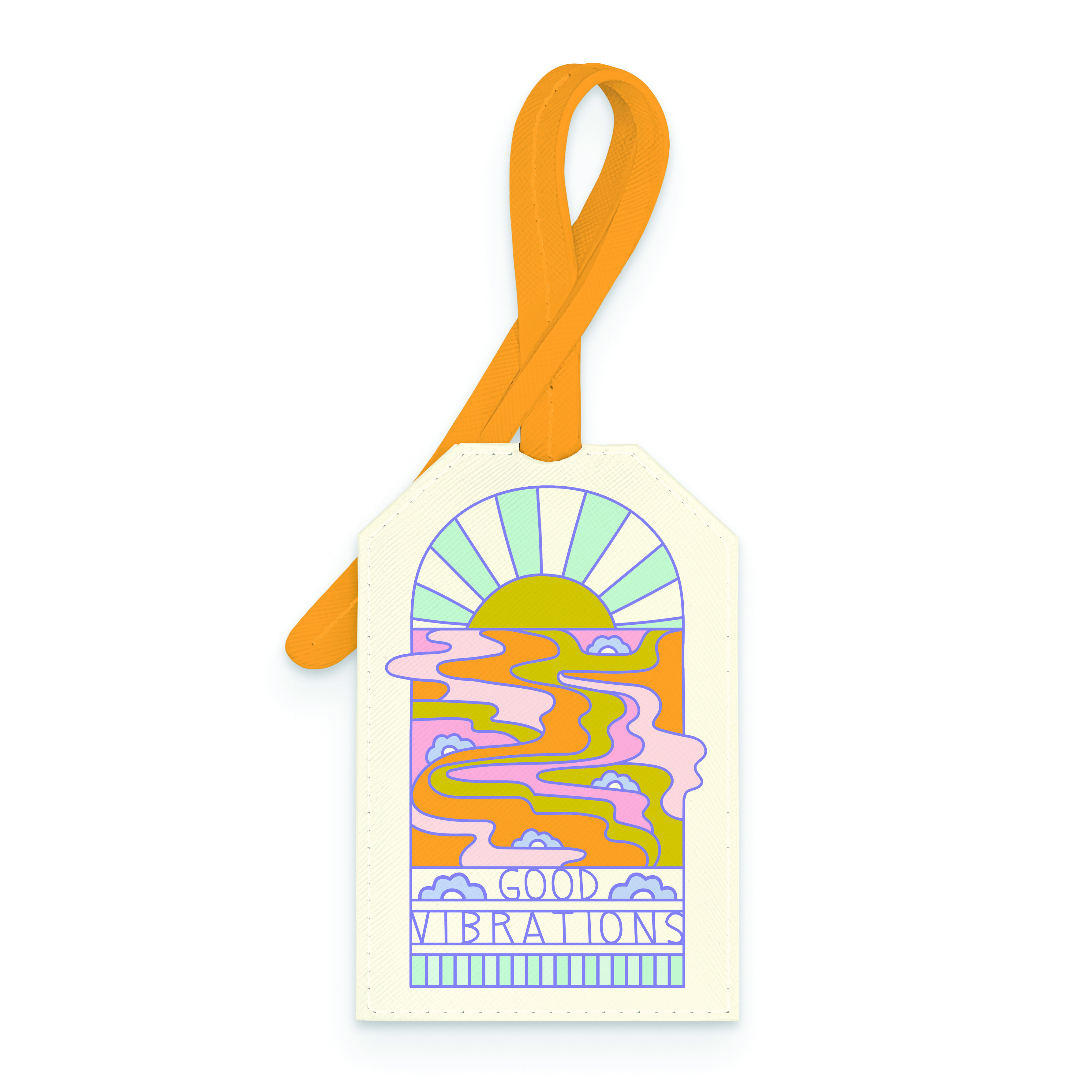 Picture of Good Vibrations Slide-Out Luggage Tag--30% Discoun