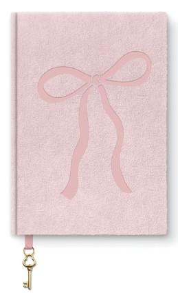 Picture of Sweetheart Pink Bow Olivia Velvet Journal