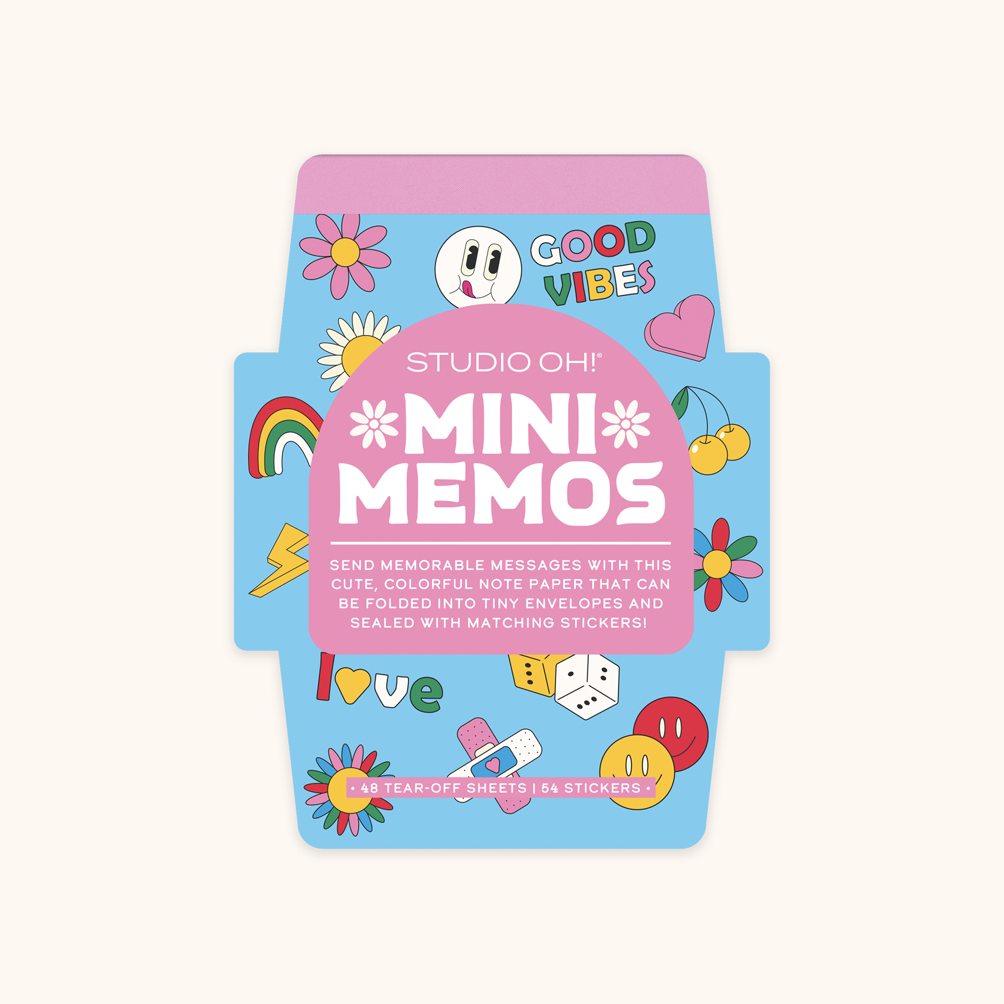 Picture of Retro Vibes Mini Memos with Stickers