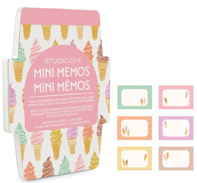 Picture of Cool & Creamy Mini Memos with Stickers