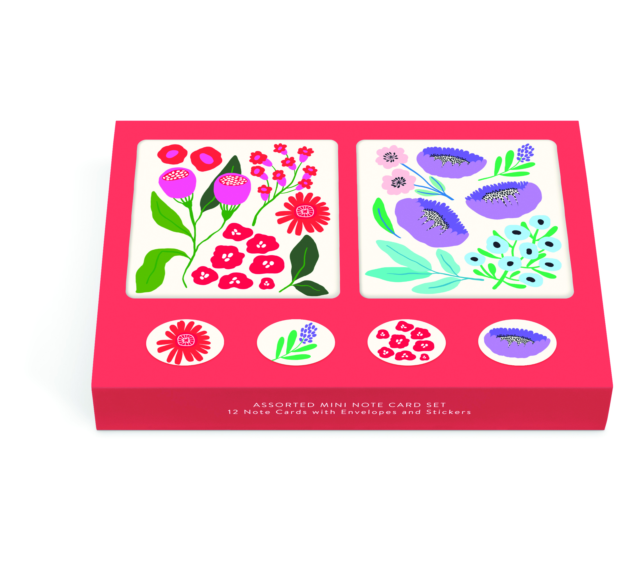 Picture of Botanical Bliss Assorted Mini Note Card Set with S
