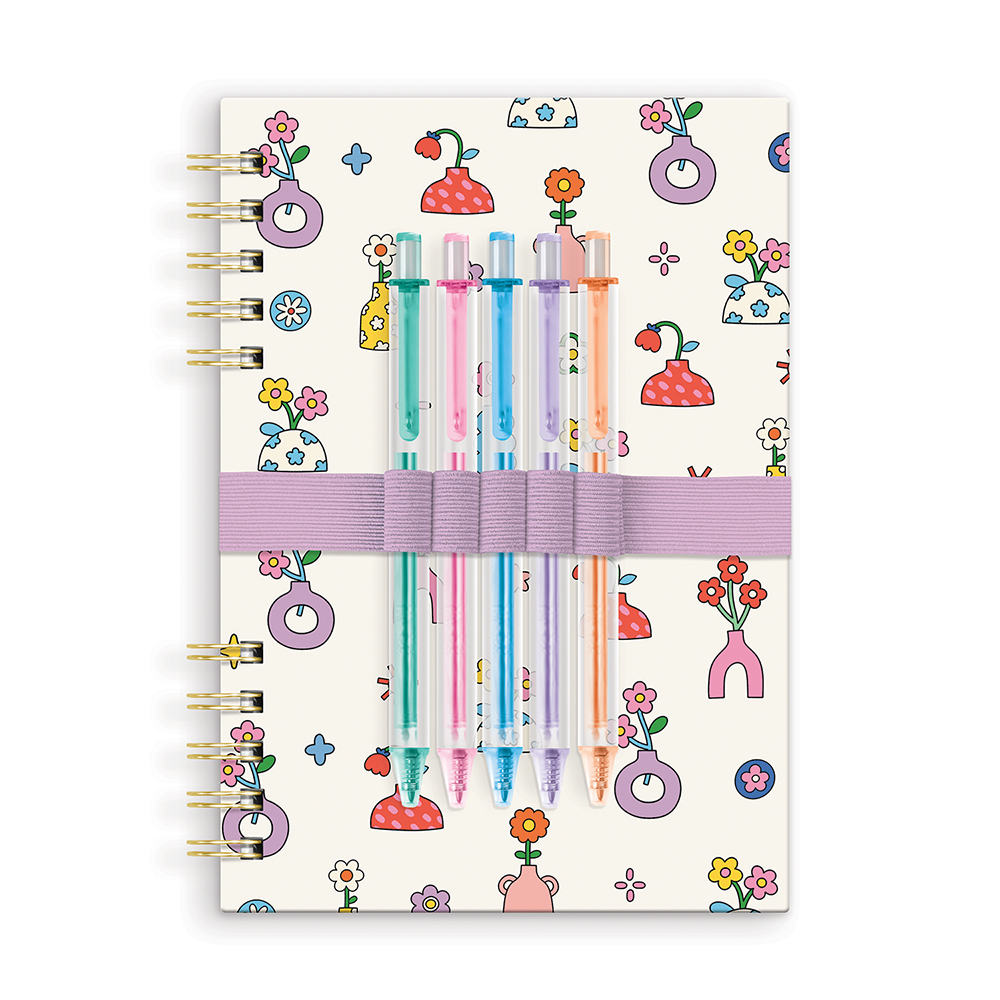 Picture of Pretty Posies Harper Split-Spiral Notebook & Pen S