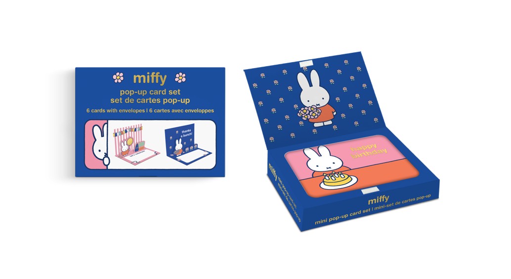 Picture of Miffy Dreamy Petals Mini Pop-Up Note Cards
