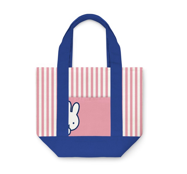 Picture of Miffy Taking a Peek Mini Canvas Tote Bag