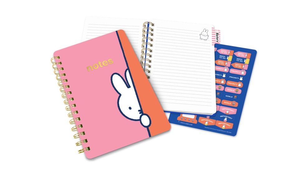 Picture of Miffy Taking a Peek Agatha Notebook with Pocket &