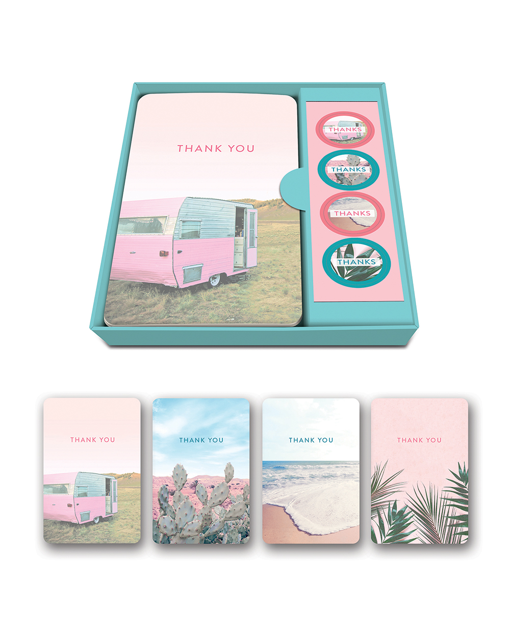 Picture of Disc. Note Card Sets - A Closer Look Thank You