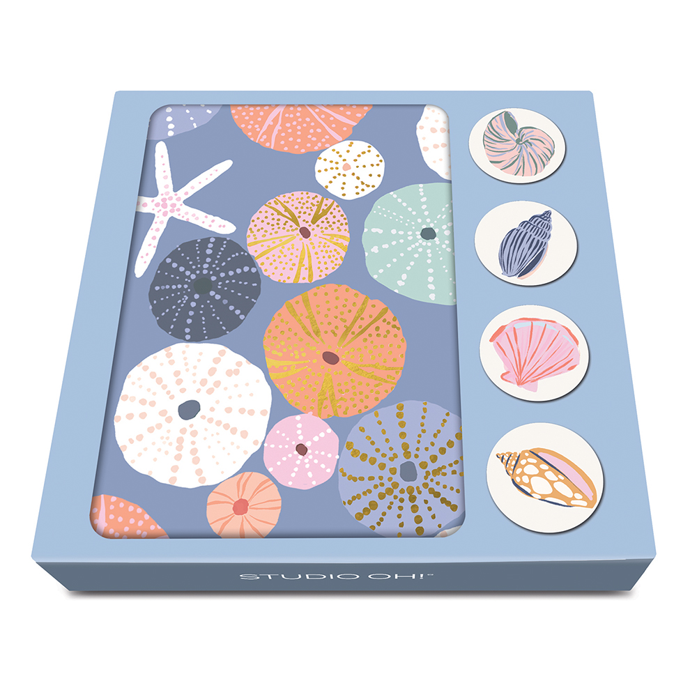 Picture of Seaside Discoveries Assorted Note Card Set with St