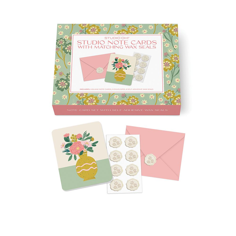 Picture of Dreaming of Flowers Studio Note Card Set with Matc