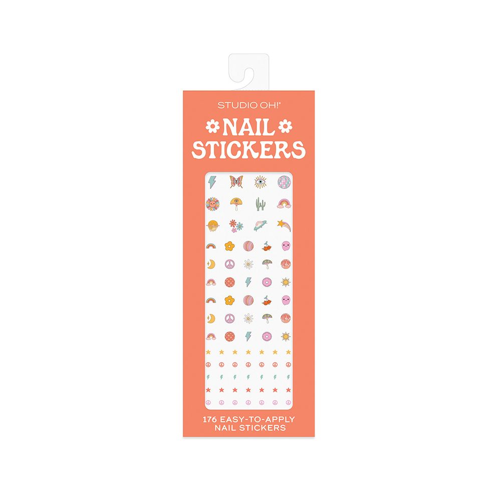 Picture of Peace Out Nail Stickers
