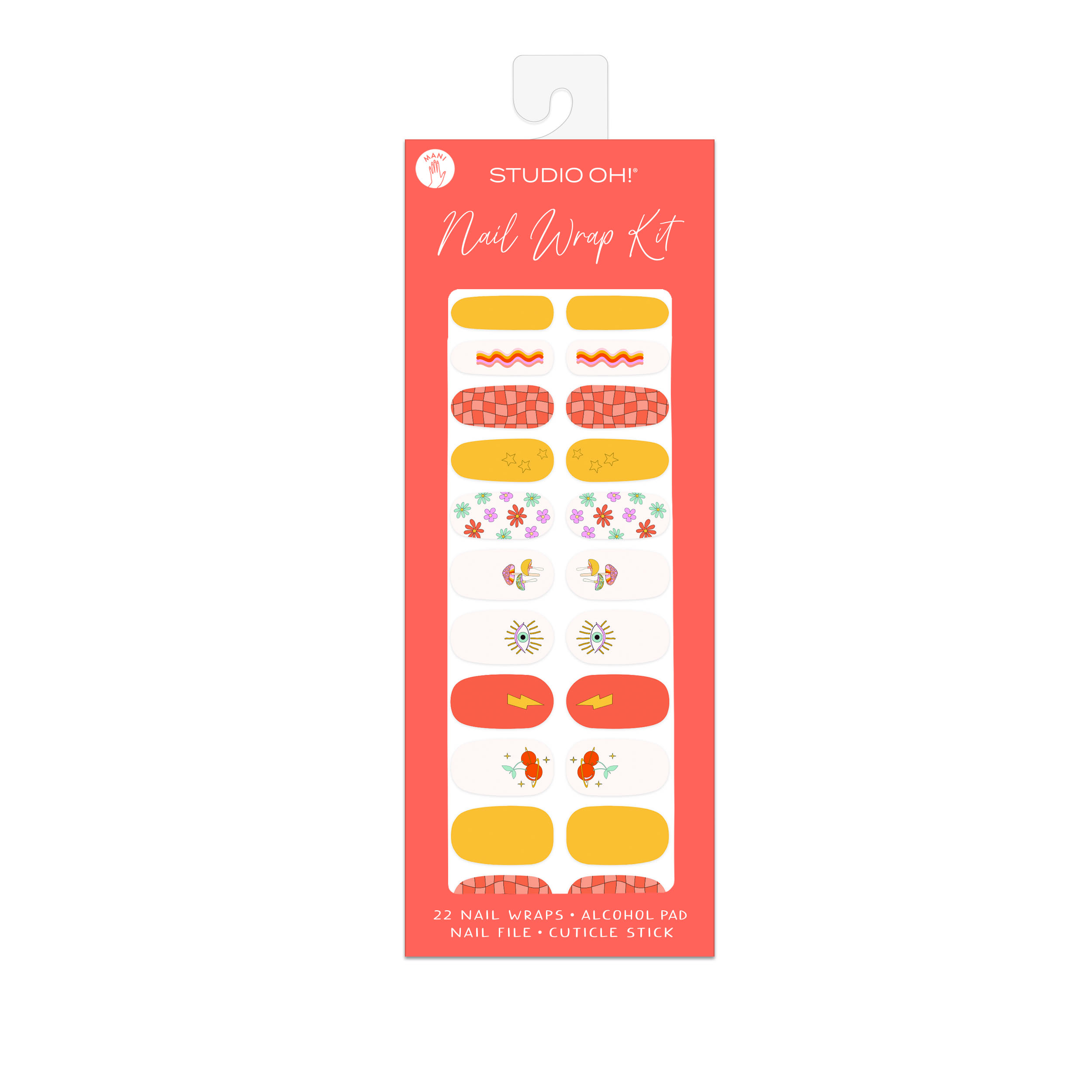 Picture of Groovy Girl Mani Nail Wrap Kit