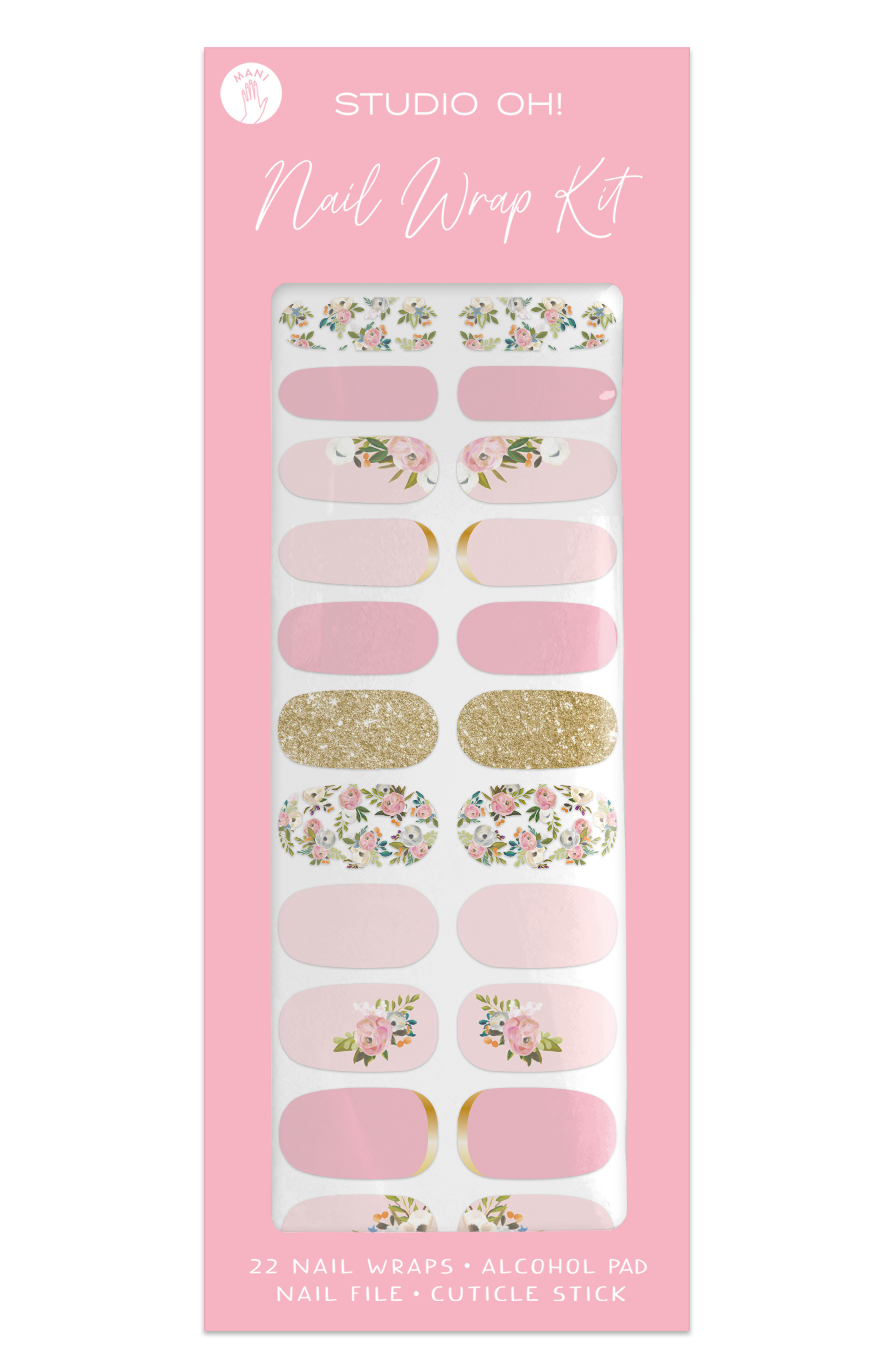 Picture of Bella Flora Mani Nail Wrap Kit
