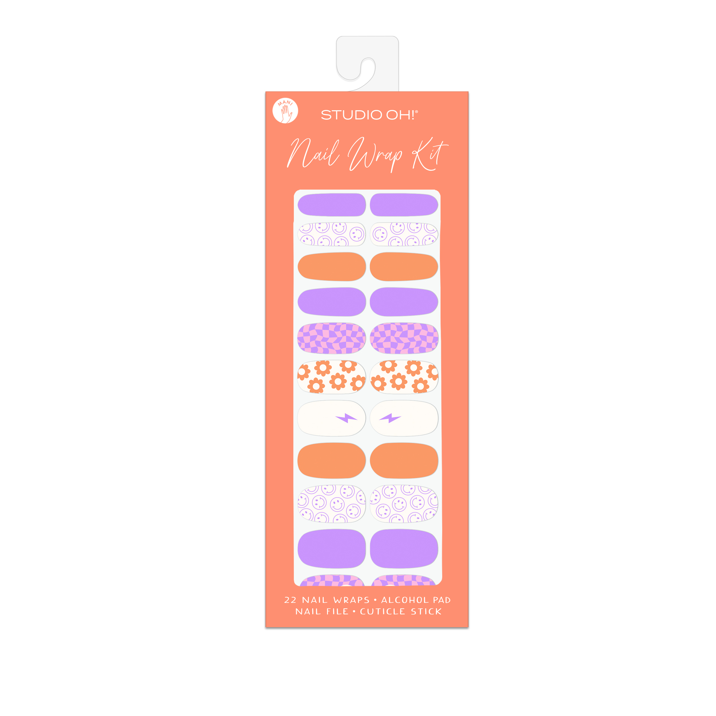 Picture of Groovy Days Mani Nail Wrap Kit