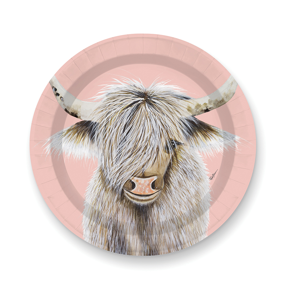 Picture of Disc. Paper Lunch Plates - Farm Animals