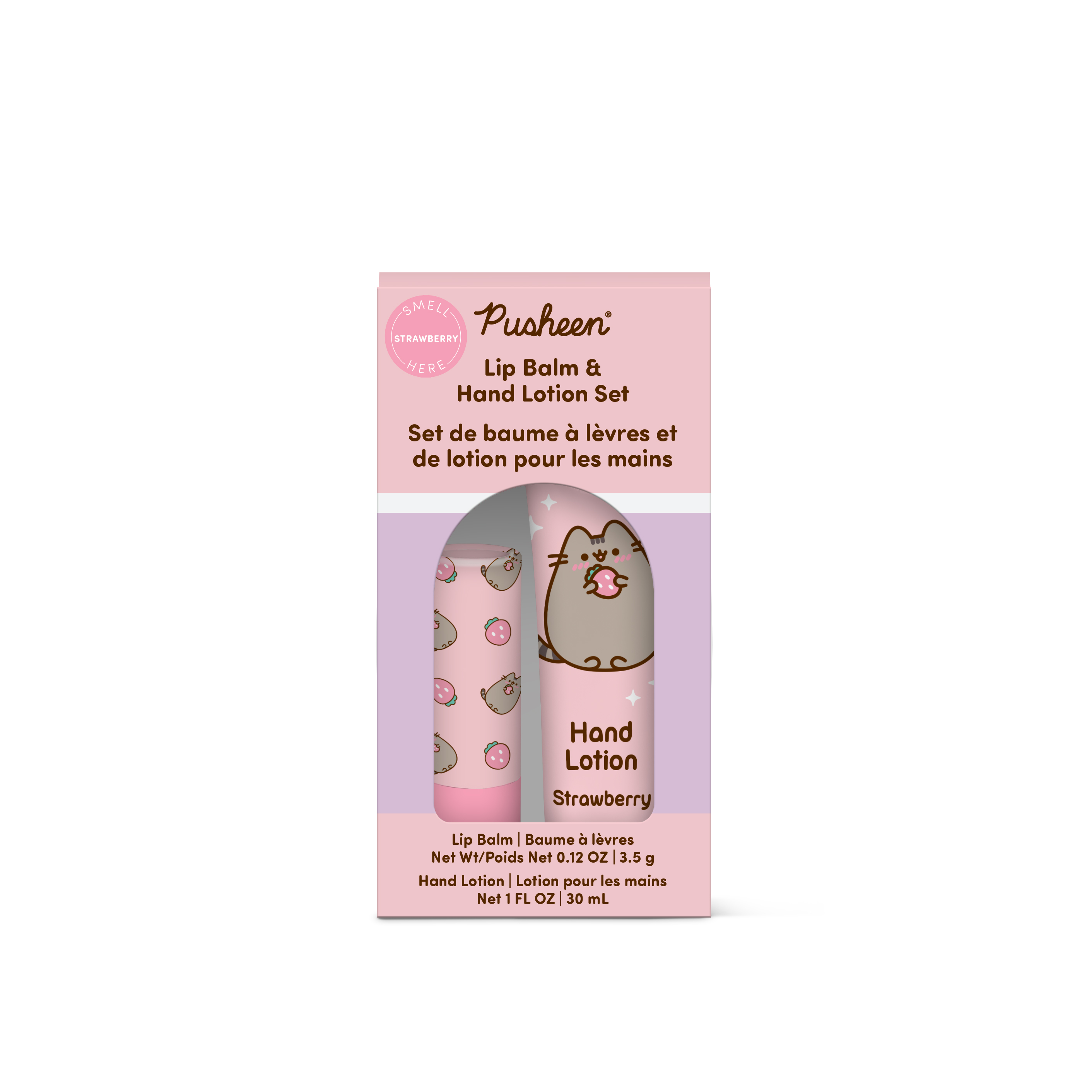 Picture of Pusheen Sweet Strawberry Lip Balm & Hand Lotion