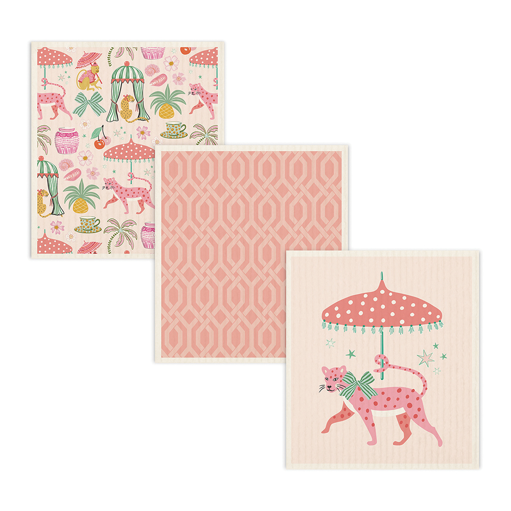 Picture of Leopard on Parade Do-It-All Dishcloths