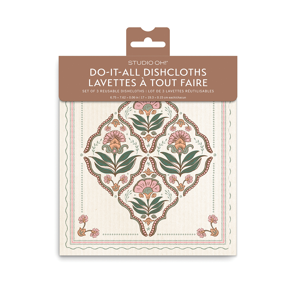Picture of Floral Tapestry Do-It-All Dishcloths