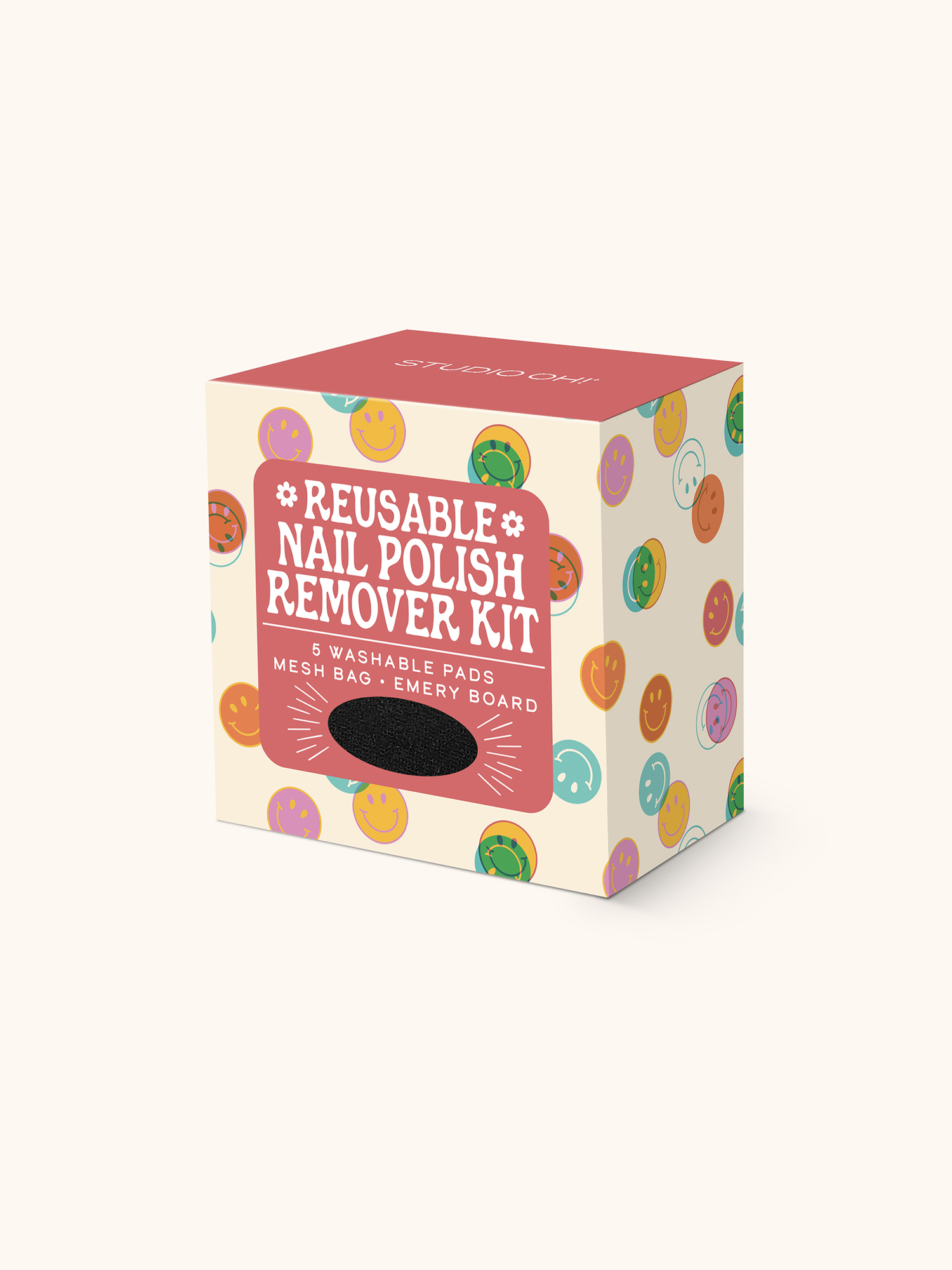 Picture of Happy Vibes Reusable Nail Polish Remover Kit