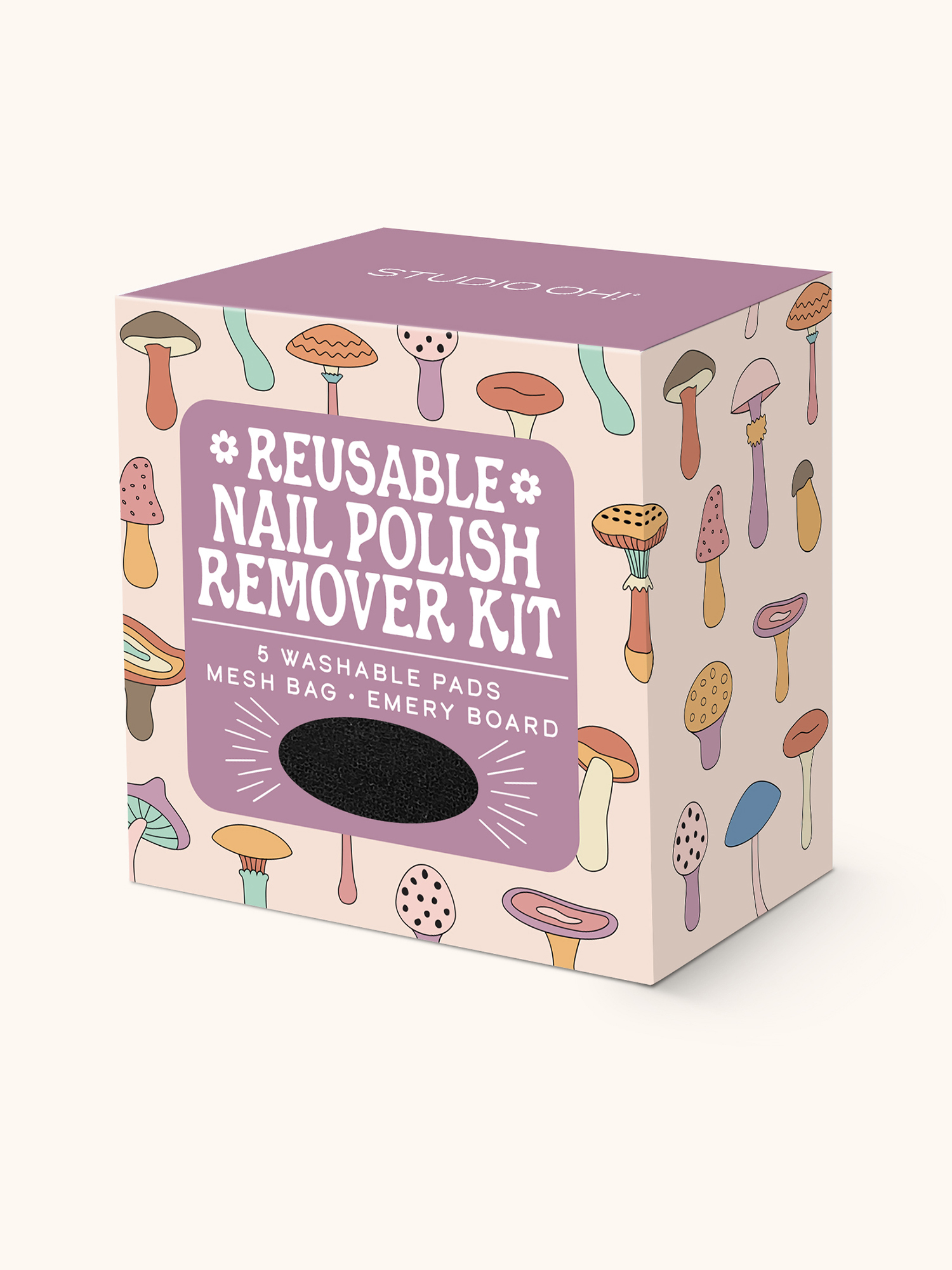 Picture of Mushroom Melody Reusable Nail Polish Remover Kit