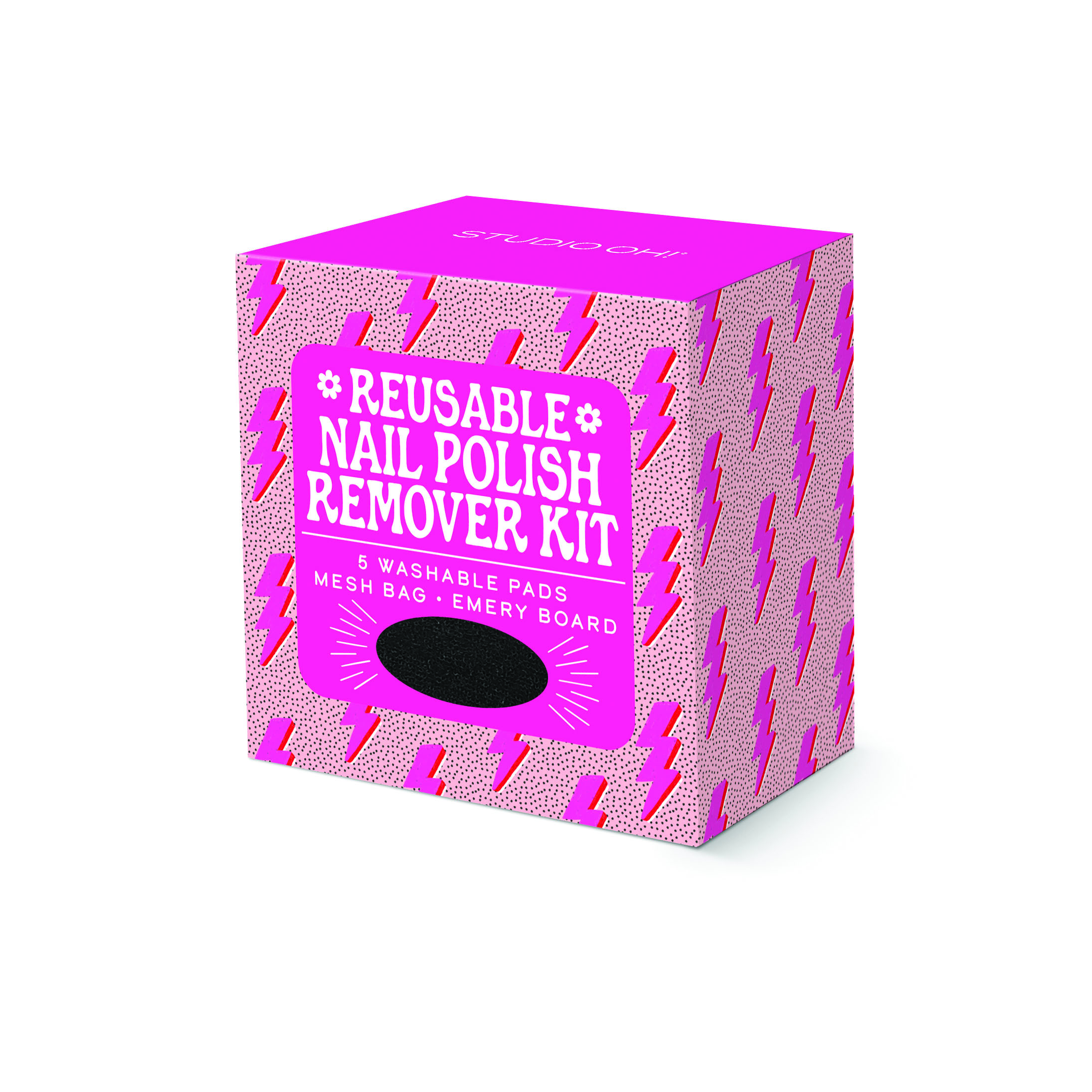 Picture of Charged Up Reusable Nail Polish Remover Kit