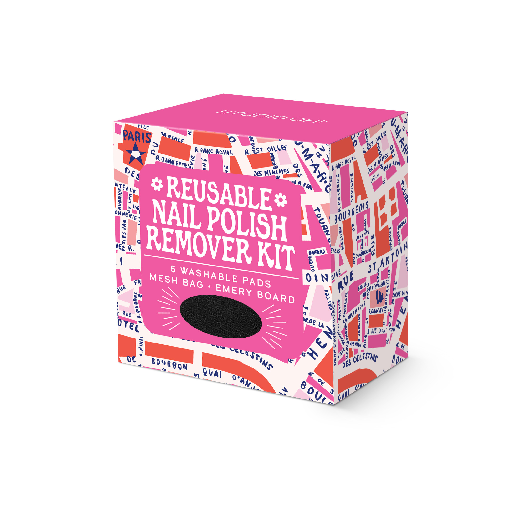 Picture of Rues de Paris Reusable Nail Polish Remover Kit