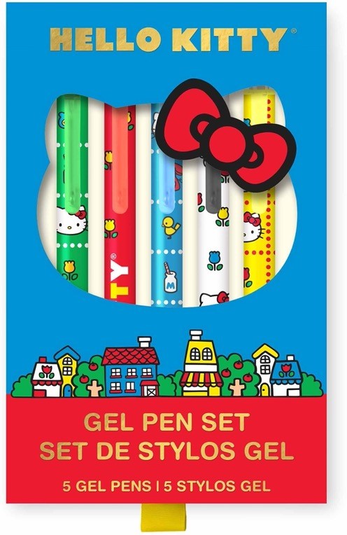 Picture of Retro Hello Kitty Soft-Touch Gel Pen Set