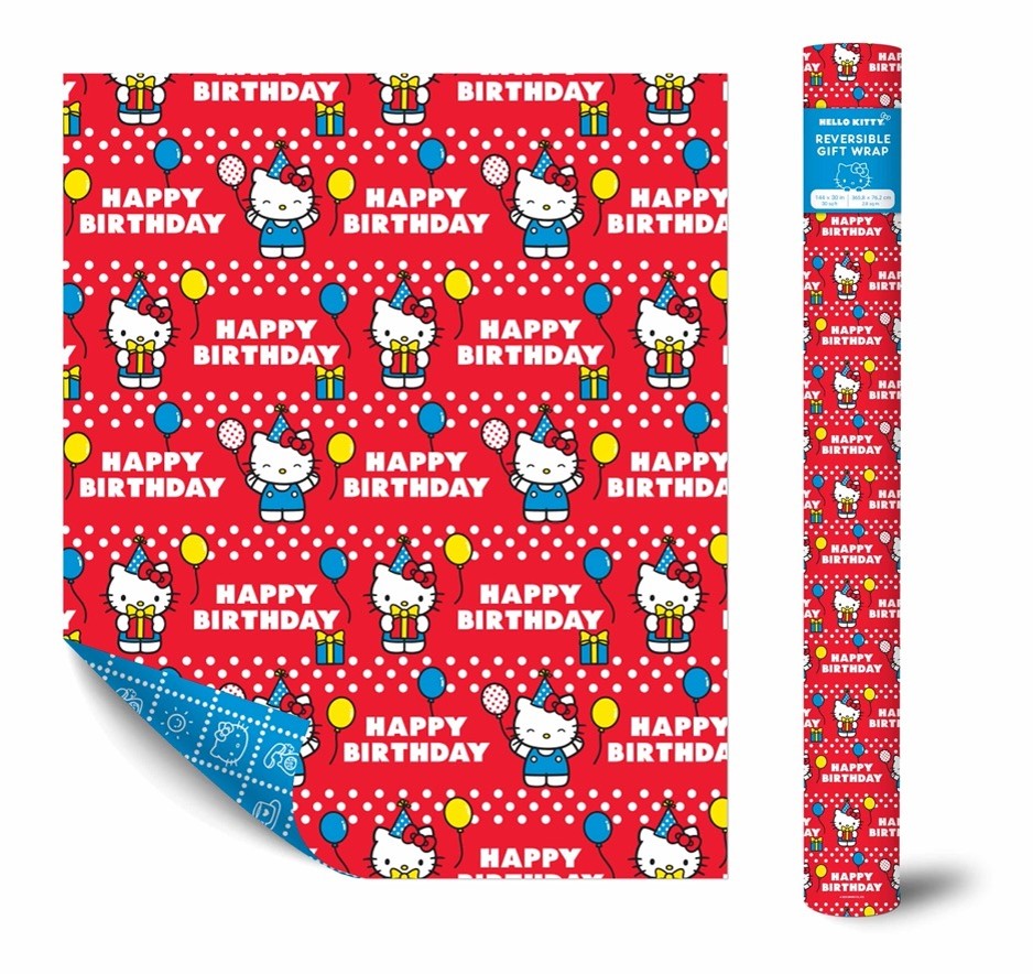 Picture of Retro Hello Kitty Reversible Gift Wrap