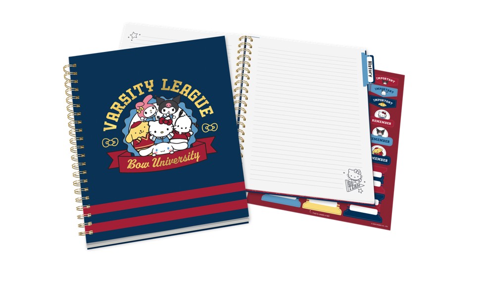 Picture of Hello Kitty and Friends Varsity Extra-Large Spiral