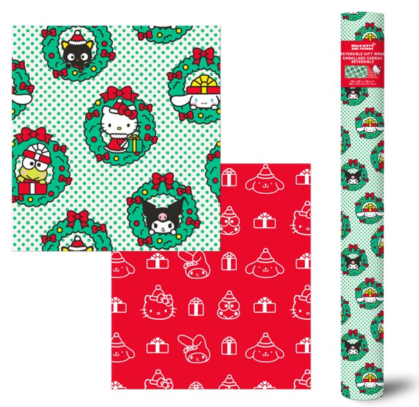 Picture of Hello Kitty and Friends Green Wreaths (R) Reversib