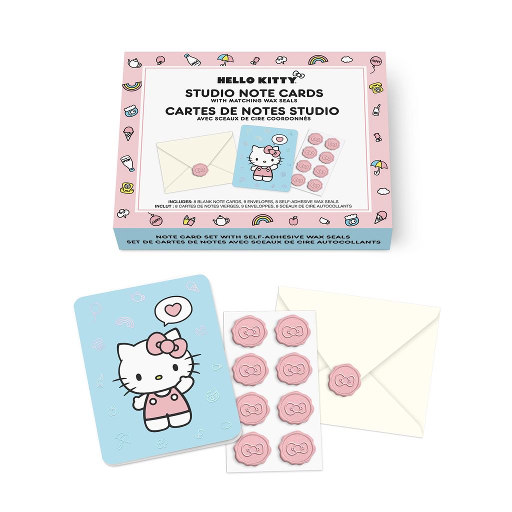 Picture of Hello Kitty Classic Pink Studio Note Cards with Ma