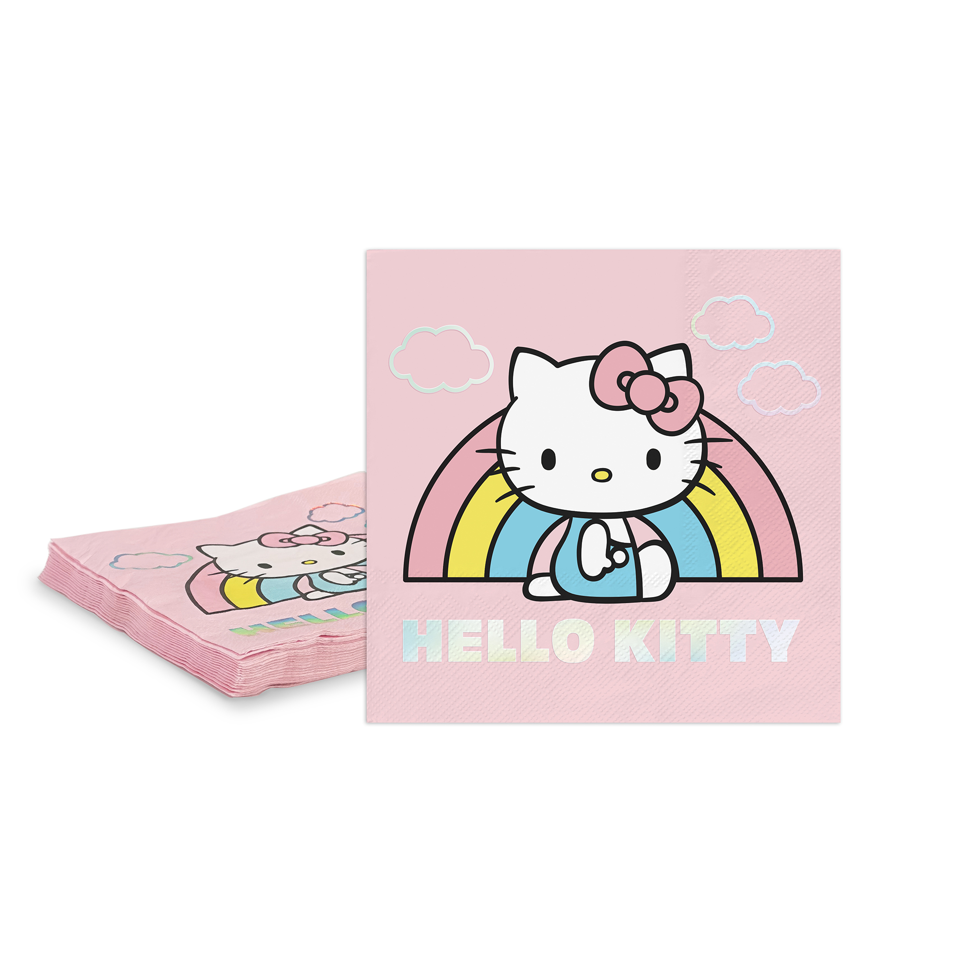 Picture of Hello Kitty Rainbow Skies Luncheon Napkins