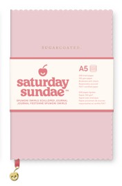 Picture of Bubble Gum Spumoni Swirls Scalloped Journal