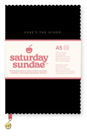Picture of Black Cherry Spumoni Swirls Scalloped Journal