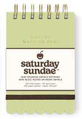Picture of Matcha Mini Spumoni Swirls Notepad