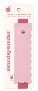 Picture of Bubble Gum Swirls Elastic Band Pen Holder