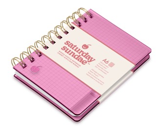 Picture of Strawberry Bingsu Acrylic Notebook