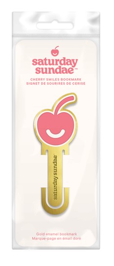 Picture of Cherry Smiles Enamel Bookmark