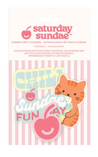 Picture of Sundae Fun Day Sundae Vinyl Sticker Set