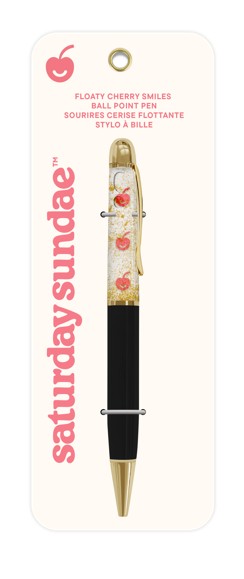 Picture of Black Cherry Cherry Smiles Floaty Pen