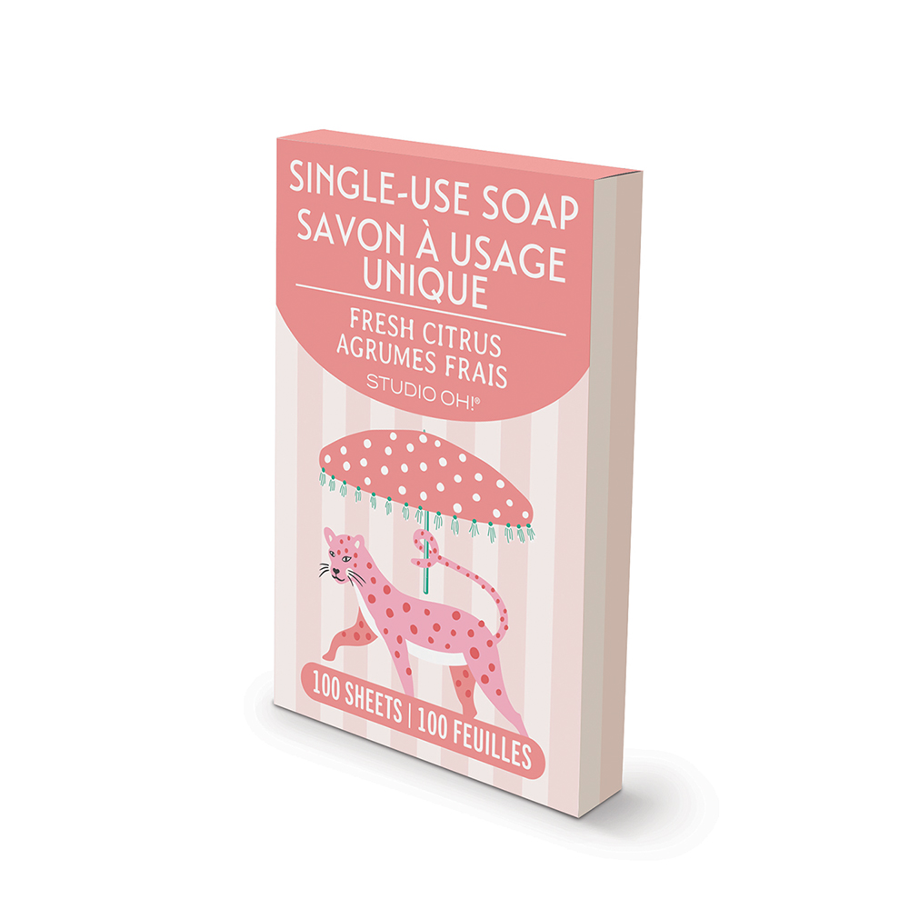 Picture of Leopard on Parade Single-Use Soap Sheets