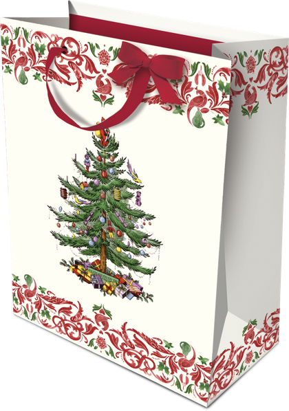 Picture of Spode Christmas Tree Yuletide (LV) Gift Bag