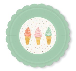 Picture of Cool & Creamy Scalloped Dessert Plates