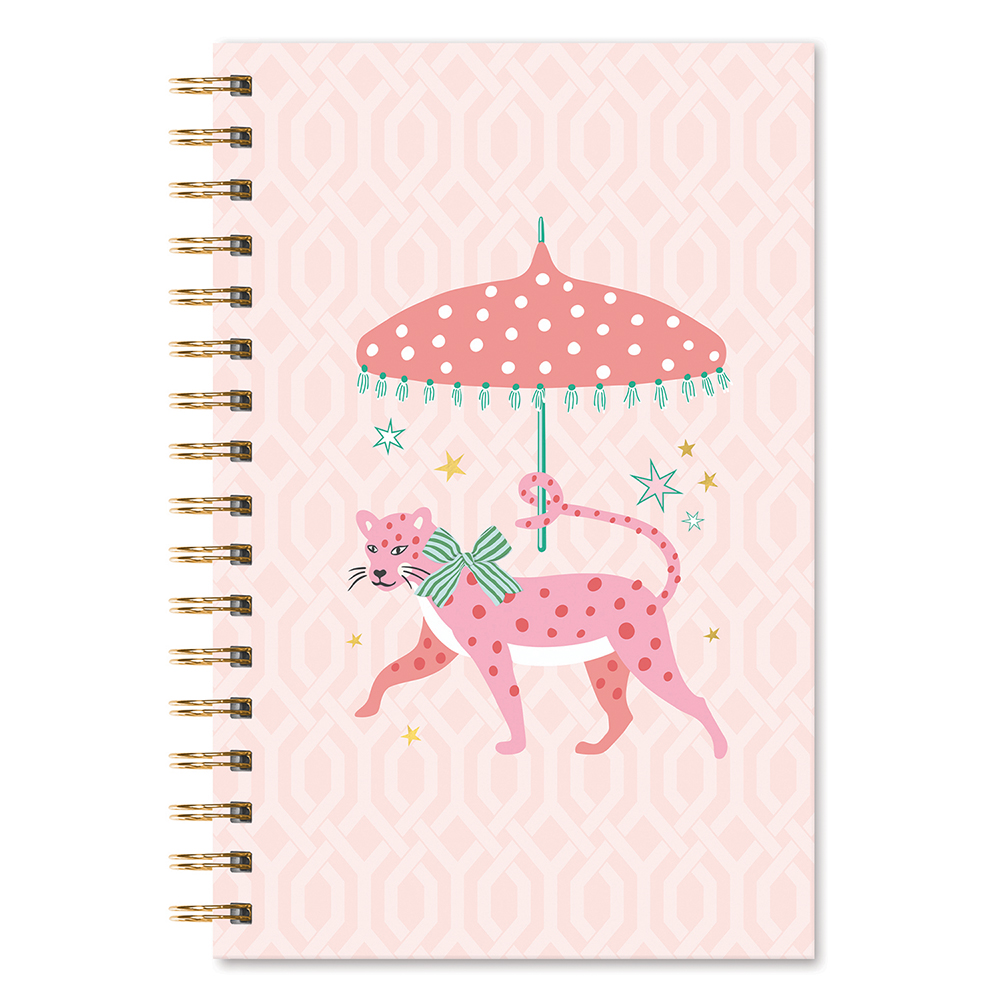 Picture of Leopard on Parade Medium Spiral Notebook