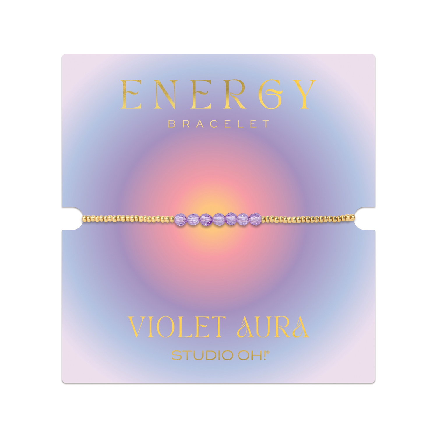 Picture of Violet Aura Energy Bracelet